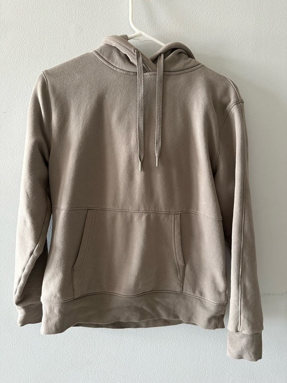 Athleta Sweatshirt Women's XS Taupe Hoodie Athleisure Neutral Activewear